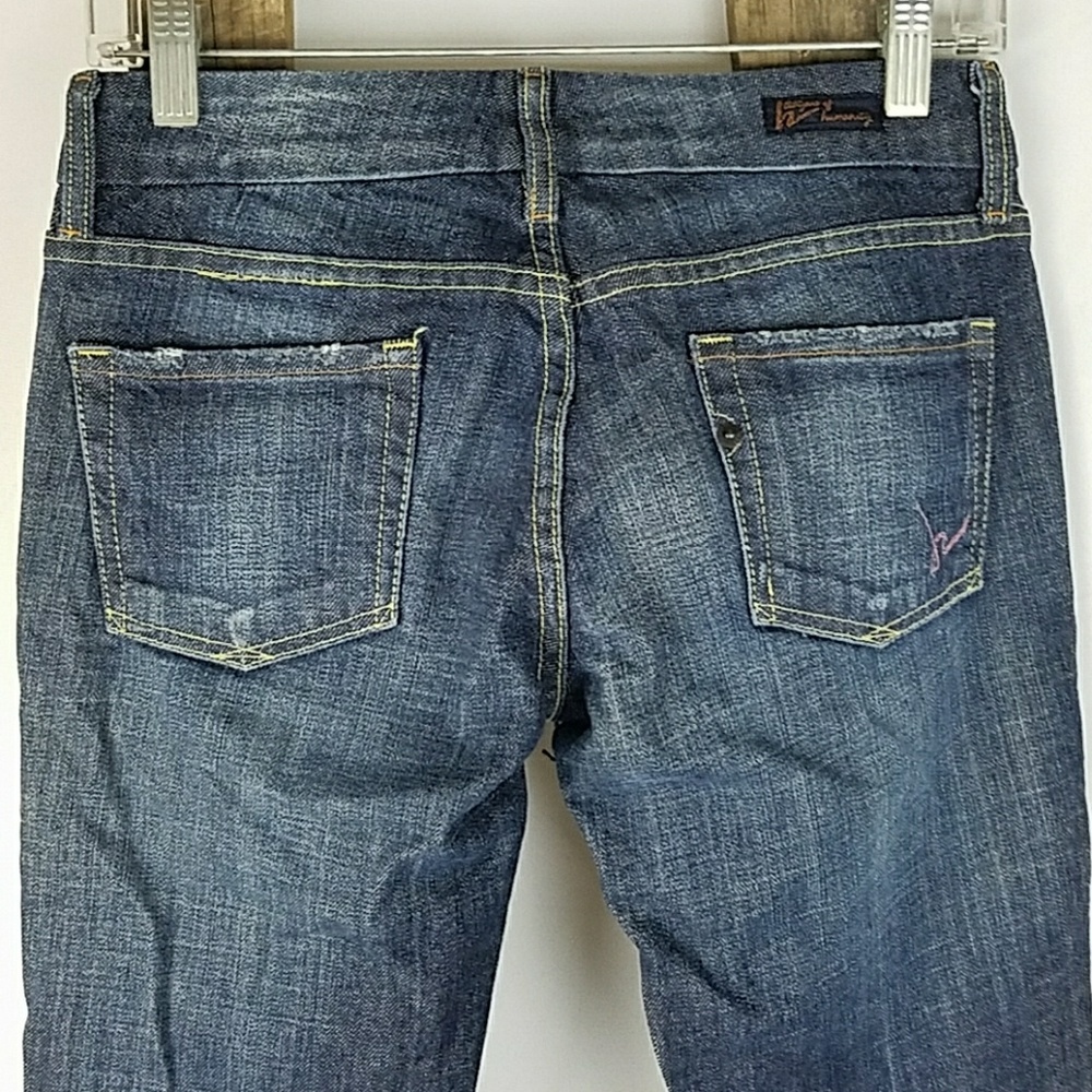 COH women 24 blue linda bootcut jeans stretchy - Picture 5 of 6
